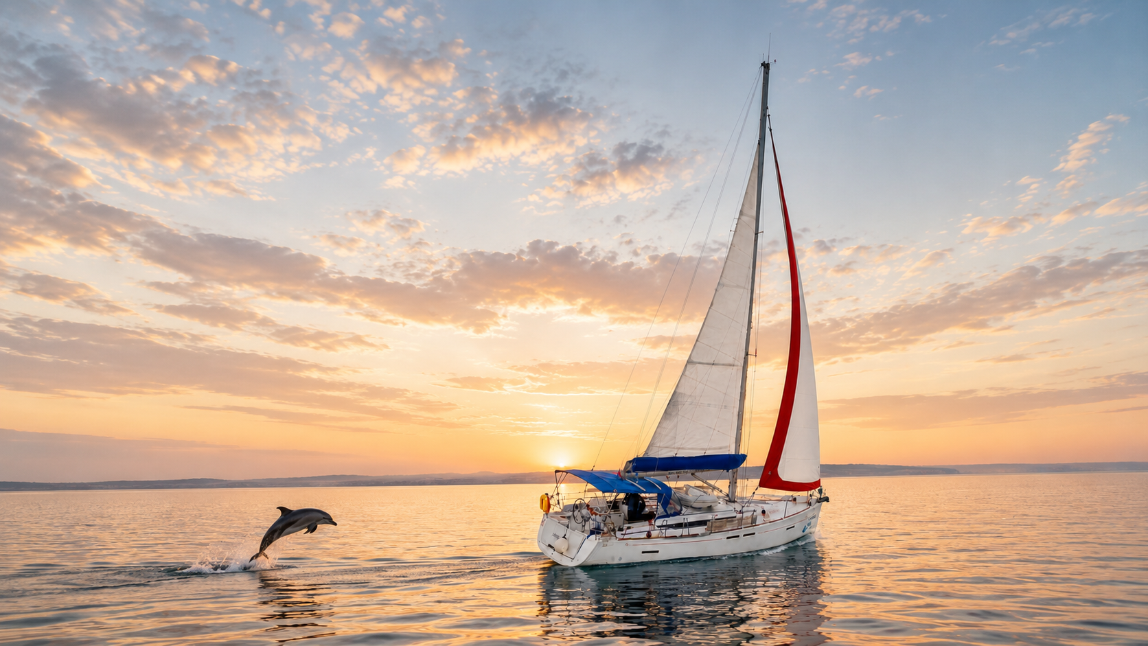 Sunset Sailing Yacht